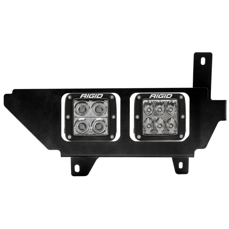 Ford F-150 Fog Light Kit - Front - Rigid Industries - Dual Fog Light Kit with D-Series SAE and Spot Lights - `21-`27